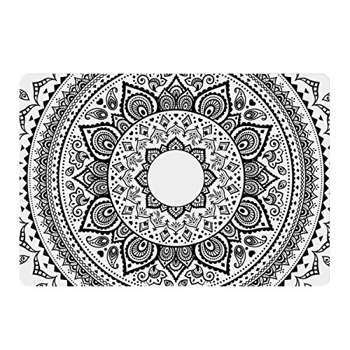kwmobile Aufkleber Sticker für Apple MacBook Pro 15″ (ab 2016) Touchbar Skin Folie Voderseite Decal Indische Sonne Design - 3