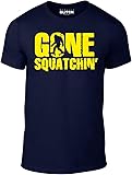 Men's Gone Squatching Finding Yeti Sasquatch Camping Funny T-Shirt