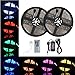 Produktbild BOHAO Led Strip Light Waterproof 600leds 32.8ft 10m Waterproof Flexible Color Changing RGB SMD 5050 600leds LED Strip Light Kit with 44 Keys IR Remote Controller and 12V 6A Power Supply(10M 600LED Waterproof light)