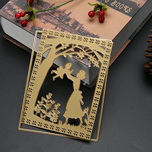 Amazingdeal365 Hello World Metall Form Stanzschablonen Schablonen Schneiden DIY Dekor Sammelalbum Karten Buchzeichen Lesezeichen als Geschenk für Freunde Geburtstag Kinder,Kindergarten Hobby Schule Handarbeit Unterricht usw. Ein tolles Geschenk! - 3