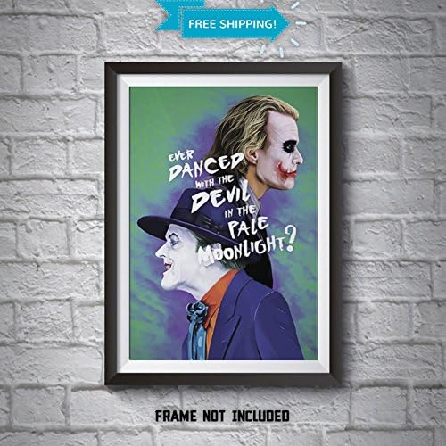 Joker Wall Art Movie Posters - High Quality Batman Film Poster for Home Decor - 3 for 2 on all prints and wall decals