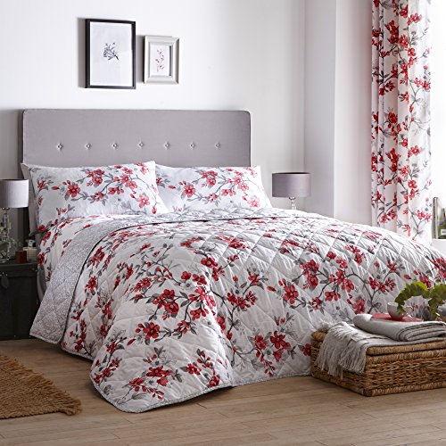 Dreams & Drapes - Suki - Easy Care Bedspread - 200 x 230cm, Red