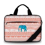 Bandolera ajustable y cómoda/ Doble cremallera de alta calidad/ Estampados laterales
