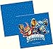Price comparison product image 20 BLAUE Servietten * SKYLANDERS GIANTS * für Party und Geburtstag // Kinder Geburtstag Party Fete Set Jungen Napkins Papierservietten Ball Monster Roboter