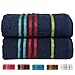 Casa Copenhagen 475 GSM 100 % Combed Cotton EXOTIC 2 Pcs Medium Bath Towel - Blue RS.499.00