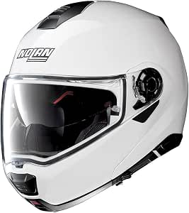 NOLAN N100-5 SPECIAL N-COM PURE WHITE XS : Amazon.it: Auto e Moto