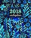 Wochenplaner: 2018 Wochenplaner : 19 x 23 cm : Atemberaubende blaue Blumenmalerei aus Wasserfarben (Wochenkalender, Familienplaner, Wochenplaner, ... Terminplaner & Tageskalender, Band 4) by 