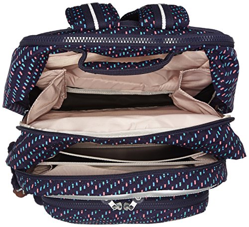 Kipling College Up Cartable, 42 cm, 32 liters, Multicolore (Blue Dash C)