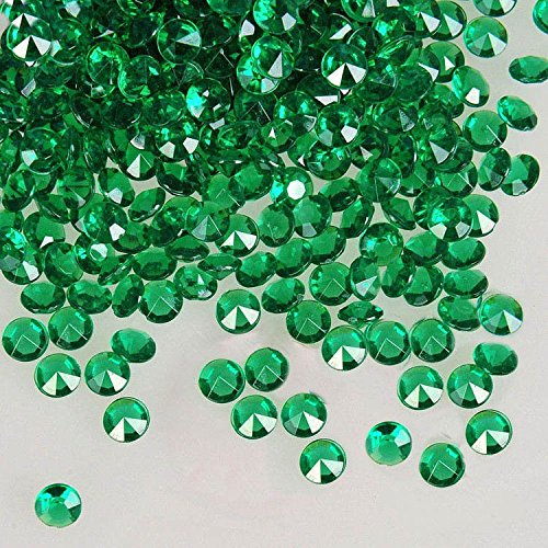 Acryl-Diamanten / Dekosteine 4,5mm Tischschmuck 1000 Stück (Grün)