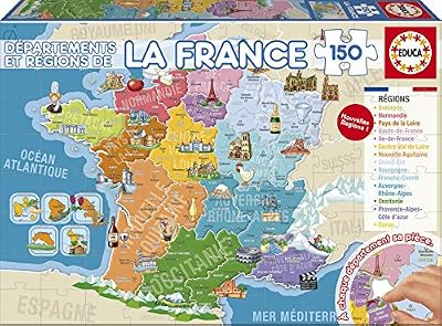 Educa Borrás - 17238 - 150 départements Et Régions De La France