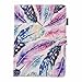 Price comparison product image Billionn New iPad 9.7 2018/2017 Cover, iPad Air 2/Air Case, 3D glitter PU Leather Flip Cover Shell Wallet Slim Stand Protective Cover for iPad 9.7 2018/2017/Air 2/Air,Feather