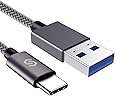 Syncwire USB 3.0 Type C Cable - 3.3ft Nylon Braided USB C Fast Charging Cable for Samsung Galaxy S10 S9 S8 A3 A5 2017 Note 8 9, Huawei P30, Macbook, Nintendo Switch, Google Pixel, Sony Xperia XZ, LG