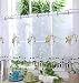Produktbild Badezimmer Voile Cafe Net Vorhang-Paneele – D16 – Crazy Fisch – 61 cm – Küche Vorhänge