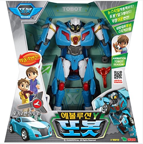Animation Tobot Evolution Y - Car Transformer Robot Toy Kids Action Figure Made in Korea