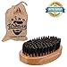 Beard Brush | Boar Bristle | Perfect For Massaging Beard Oil or Balm | Beard Grooming Brush | For a Tangle-free Beard and Mustache | LIFETIME GUARANTEE