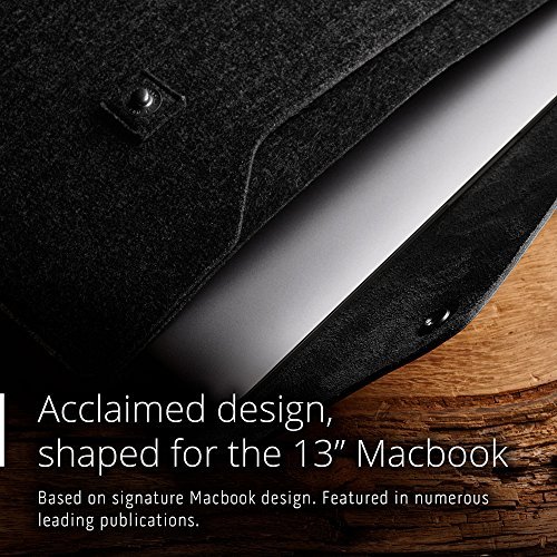 Low-Key Macbook Air   Pro Retina Sleeve f  r 13 Zoll  Schwarz