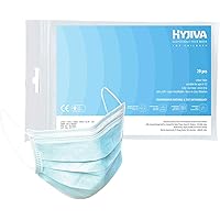 Hyjiva Disposable Face Mask for Kids & Children - 3-ply, Ear Loop, Nose Strip, Ultra-soft, Super-breathable, BFE > 99…