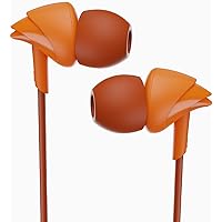 Boat Bassheads 100: Made in India in Ear Wired Earphones with Mic(Courageous Orange)