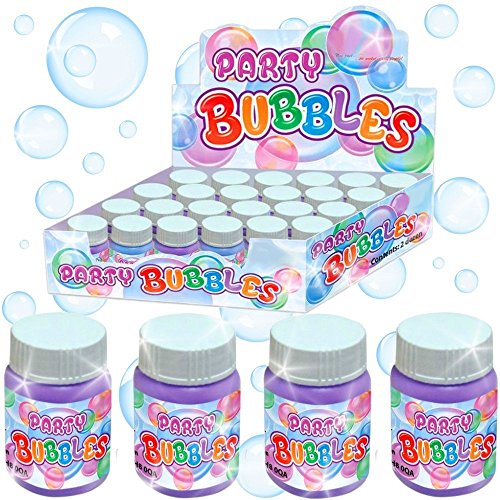 German Trendseller® – 12 x Seifenblasen im Fläschchen ┃ Party Seifenblasen für Kinder ┃ Mitgebsel ┃ Kindergeburtstag ┃ 12 Stück - 4