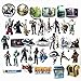 Produktbild 40 Pcs Fortnite Aufkleber , Koffer Aufkleber Suitcase sticker , 40pcs Birthday Party Favor Stickers for Fortnite Gamers Kids and Adult