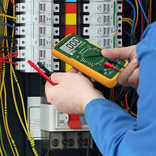 ELEGIANT Digital LCD Multimeter Transistor Meter Messgerät Voltmeter Amperemeter 20A 400V Volt AMP OHM-Kontrolleur-Prüfvorrichtung AC DC - 2
