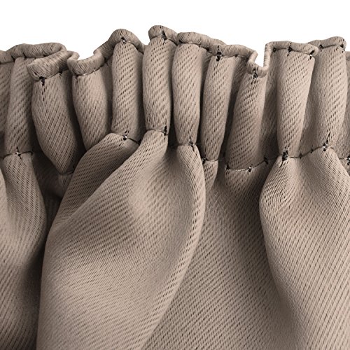 Beautissu® Blackout-Vorhang Amelie mit Kräuselband – 140×245 Sand (Beige) – Verdunklungsgardine Universalband Blickdicht - 8