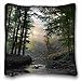 Produktbild Generic Personalized ( Landscapes forest creek rays SOLAR ) Pillowcase Cover 16"X16" One Side suitable for Twin-bed PC-White-5253