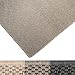 Produktbild Moderner Teppich in Premium Sisal Optik | ausgezeichnet mit GUT-Siegel | pflegeleichtes Flachgewebe | viele Größen (taupe, 66x130 cm)