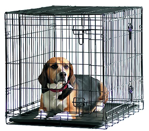 Savic - Cottage - Cage de transport pour chien - Noir poudré - 91 x 57 x 62 cm