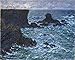 Produktbild Alu-Dibond-Bild 40 x 30 cm: "Rocks at Port Coton, the Lion Rock, 1886 (oil on canvas)", Bild auf Alu-Dibond