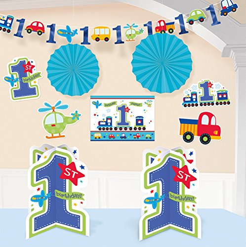 10-teiliges Deko-Set * BIRTHDAY BOY* zum ersten Kindergeburtstag // Kinder Geburtstag Jungen - 2