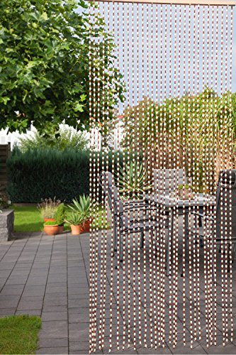 Holzperlenvorhang Perlenvorhang Türvorhang 'Dehli' ca. 90x200cm (BxH)