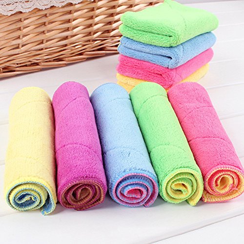 Preisvergleich Produktbild Mikrofaser Reinigungstücher 18x30 cm Spültücher Handtücher Waschlappen Dishcloths (3 Stück)