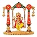 ART N HUB Brass 24 K Gold Plated With Stones Hindu God Shri Ganesh Car Dashboard Statue Lord Ganesha Idol Bhagwan Ganpati Handicraft Decorative Spiritual Puja Vastu Showpiece Figurine - Religious Pooja Gift Item & Murti for Mandir / Temple / Home Decor / office / Study Table RS.491.00