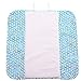 The Plush Pad Portable Changing Mat with Memory Foam - Bubbles in Water