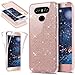 Produktbild Kompatibel mit LG G6 360 Grad Hülle Schutzhülle Full Body Cover Bling Glänzend Glitzer Durchsichtige TPU Silikon Hülle HandyTasche Komplettschutz Rundumschutz hülle für LG G6,Rose Gold