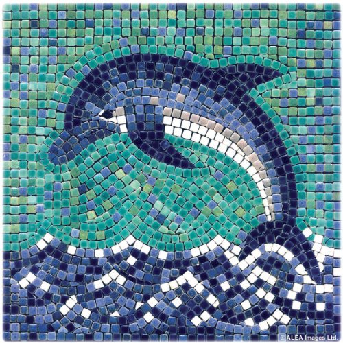 Mosaik Bausatz, 20x20cm, Delfin Mosaik Bausatz, 20x20cm, Delfin