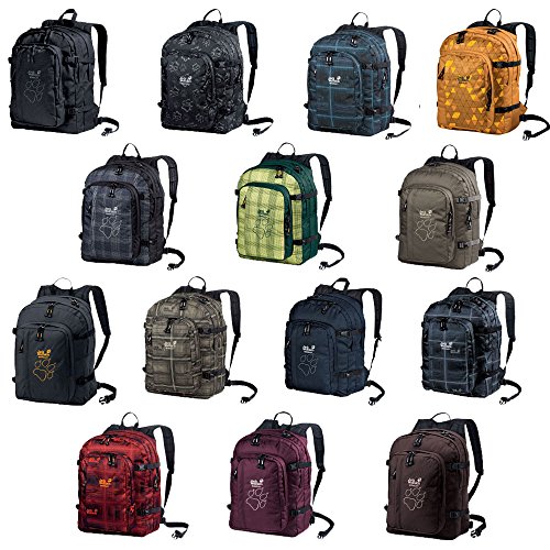 Preisvergleich Produktbild Jack WOlfskin Unisex Rucksack Berkeley, granite / Glencheck, One Size
