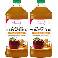 St.Botanica Apple Cider Vinegar with Mother Vinegar and Honey - 500 ml (Pack of 2)