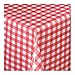Produktbild Wachstuch Tischdecke Wachstischdecke Gartentischdecke, Abwaschbar Meterware, Länge wählbar,Klein Kariert Rot Weiß (112-02) 2000cm x 140cm