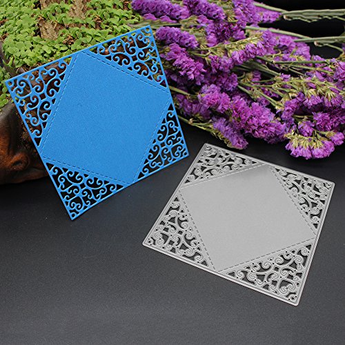 Amazingdeal365 Einladungkarte Metall Form Schablonen Schneiden DIY Dekor Sammelalbum Karten Buchzeichen Lesezeichen als Geschenk für Freunde Geburtstag Kinder,Kindergarten Hobby Schule Handarbeit Unterricht usw. Ein tolles Geschenk! - 3