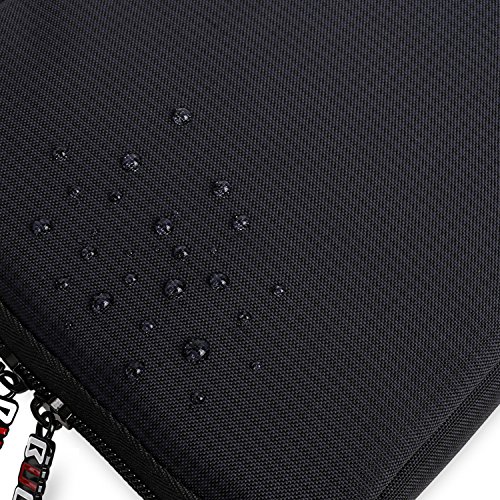 BUBM Universal Tasche Tragetasche für Elektronische Kleingeräte Organisator Reisetasche für Zubehör (Mittel,Schwarz) - 5