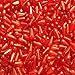 Produktbild 25g Bright Red Acrylic Faceted Teardrop Beads - 12mm - A5361