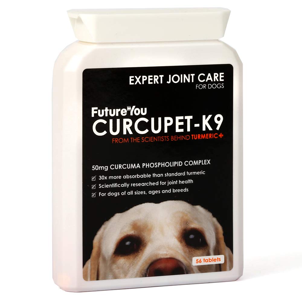 FutureYou Cambridge CurcupetK9 Turmeric for Dogs 56 Tablets Highly