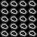 NUOLUX 100pcs Clear Shower Water Ear Protector Cover Disposable