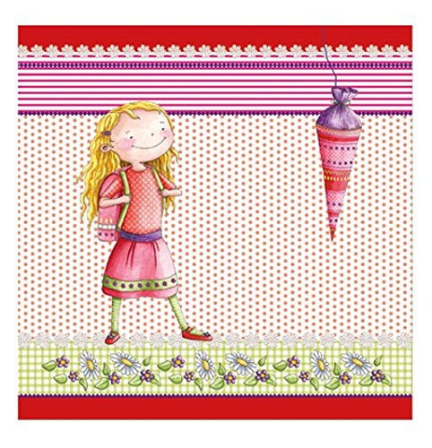 Preisvergleich Produktbild Roth Lunchservietten Design Kinder Leni Paul rot