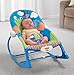 Fisher-Price 2-in-1 Y8185 Little Frog Swing Chair Practical for Feeding and Sleeping / Relaxing Massage Function