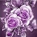 Produktbild Xmiral Diamond Painting Set,Blume,25x25cm,5D Diamant Painting Set Full Stickerei Bilder DIY Diamonds Malerei (B)