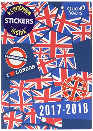 Télécharger Quo Vadis Union Jack Text 0291426Q Agenda scolaire Journalier 12 x 17 cm Année 2017-2018 Gratuit