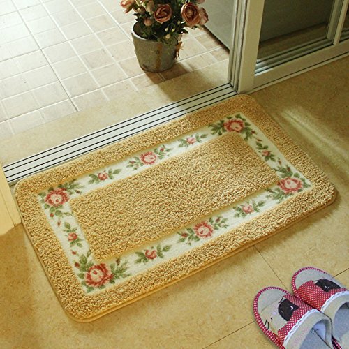 Preisvergleich Produktbild Schlafzimmer Bett Mat Mat Badezimmer Wohnzimmer Tisch Sofakissen rutschfeste Dämmmatte, 80 X 120 Cm, Golden